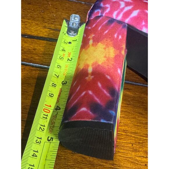 Liliana colorful peep toe heel size 10 - Picture 7 of 8